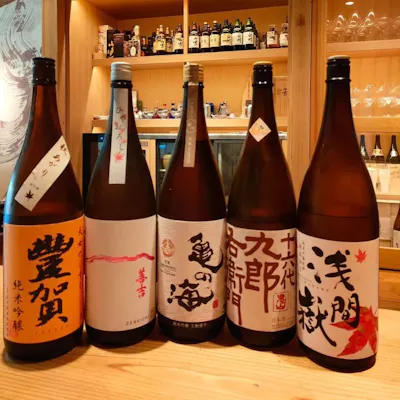 充実したお酒の数々