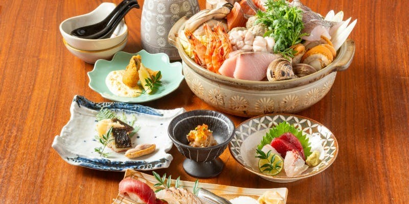 NEW【冬季限定】海鮮鍋コース 11000円 ※個室4名様以上