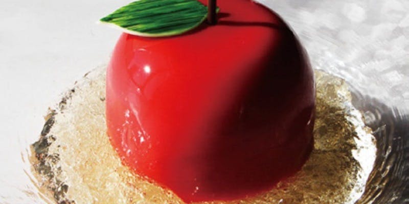 【CAKE SET】紅玉りんごのパルフェグラッセ＋コーヒーまたは紅茶
