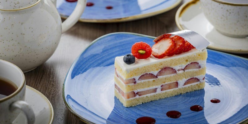 【CAKE SET】ベリーベリーショートケーキ＋コーヒーまたは紅茶