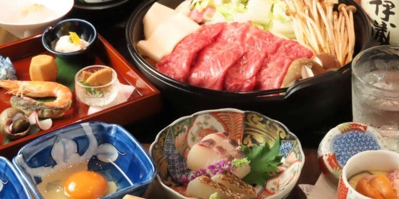 鹿児島黒牛すき焼きコース