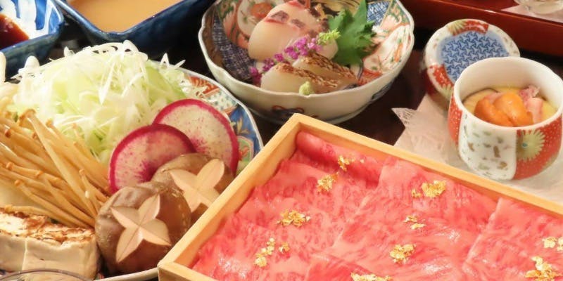 【鹿児島黒牛サーロインしゃぶしゃぶコース】全6品