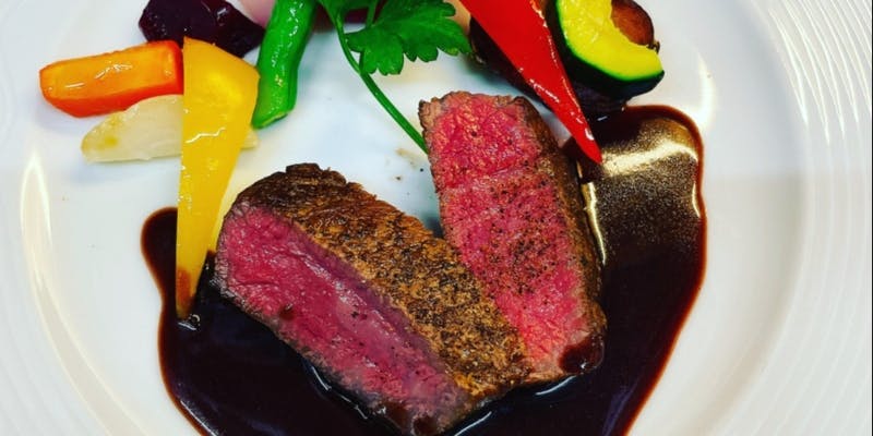 ランチ　シャトーブリアンコース（国産黒毛和牛フィレ肉A5ランク）