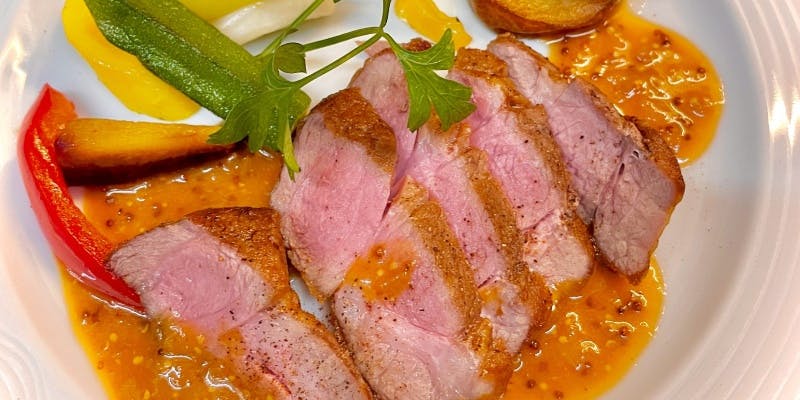 シェフのディナーミニコース＋ワインのマリアージュ