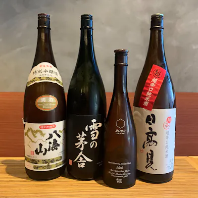こだわりの日本酒もご用意しております