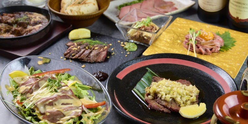 【当店一押し】全10品　タン先からタン元まで全てを楽しめる「いけたんコース」6000円/120分制