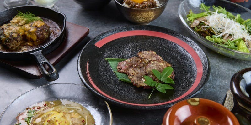 【日から水曜限定】全7品　牛タン焼きが付いた「お気軽コース」3500円/120分制 