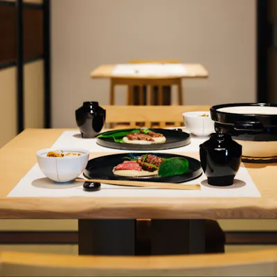 日本の風情感じる落ち着いた内観