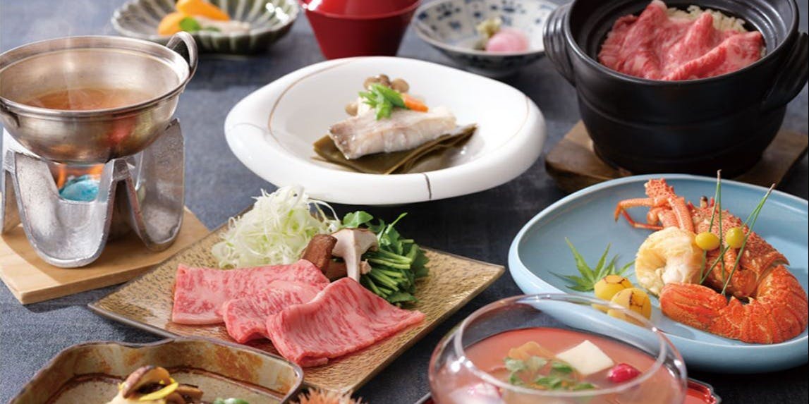 日本料理 八万ぼり／ホテルニューオウミ 【近江牛懐石】 ディナー