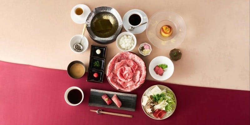 【近江牛しゃぶしゃぶ】（特撰 近江牛しゃぶしゃぶ）