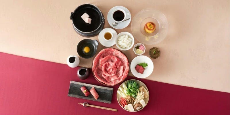 【近江牛すきやき】（特撰 近江牛すきやき）