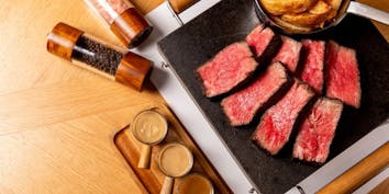 【テラス限定ディナー】塊肉・海鮮ステーキのWメインなど全6品 - ocean good table 渋谷