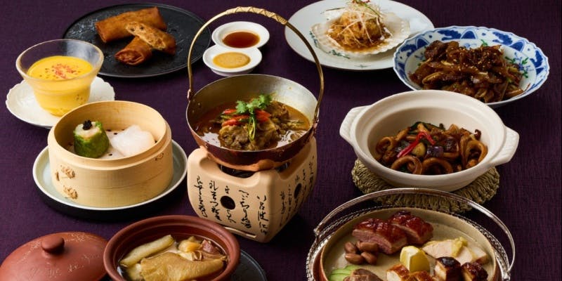 【潮州コース】フカヒレの上湯スープ姿蒸しや蓮香楼ダックなど、高級食材も取り入れた本格広東料理