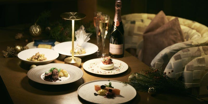 【Xmas2025】期間限定クリスマスコース＋スペシャルクリスマスカクテル付（17時ご予約枠）