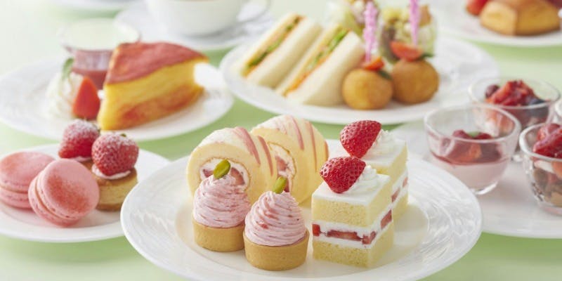アフタヌーンティーセット～いちご～スコーンかフレンチトーストはチョイス