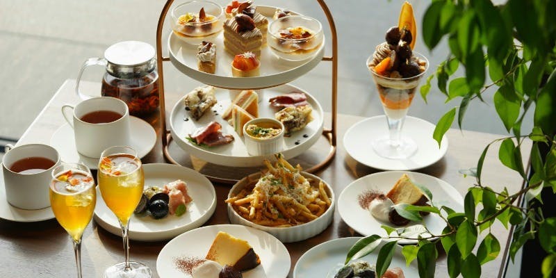 【平日 テーブル席】オータムアフタヌーンティー マロン（11/1～12/9）＋タイムセール