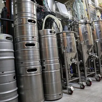 銀座のブリューパブ。お店と同じ場所でビールを造りそのまま提供