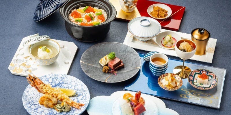 推奨コース「藍彩（あいさい）」＋ノンアルコールスパークリング