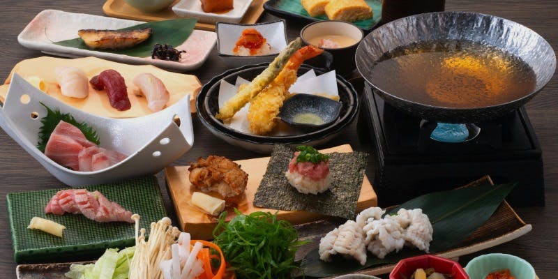 【京 風雅コース】夏季限定 鱧しゃぶしゃぶ、鱧の握りなど含む全15品