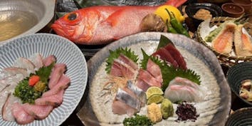 【特選コース】全7品　金目鯛の煮付けを堪能できる - 金目鯛の佐藤