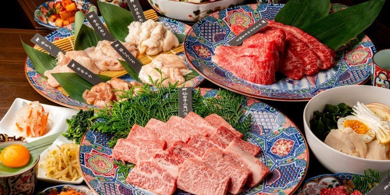 【食べ飲み】生ビール付！牛,豚,鳥,サイドメニュー食放題＋2hプレミアム飲放題＋2時間プレミアム飲み放題