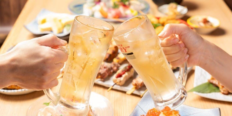 12/9まで【単品飲み放題2時間制 税込2800円】本格焼酎・地酒付プレミアムも（12/9迄）