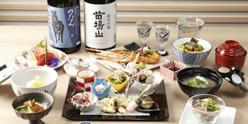 【飲み放題付プラン】厳選「高級海鮮」含む！日本酒10種＆季節の会席 - 和食日和 おさけと 日本橋三越前