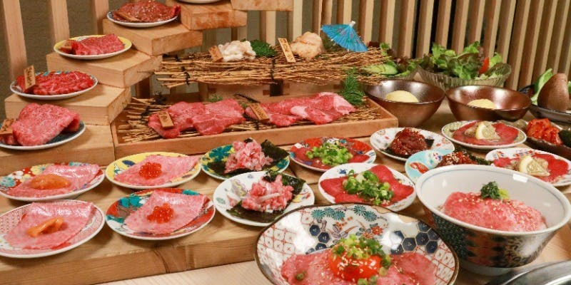 【豪華】会食・大切な日に！京の階段盛り・6種の生刺し盛り！蓮蔵 “極み”コース8500円