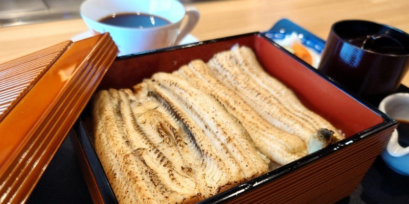 大うなぎの白焼き重　（1日5食限定）