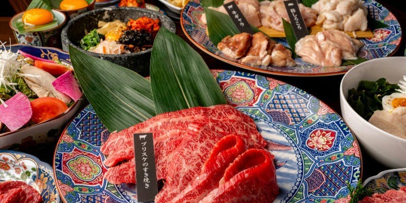 【プレミアム食べ放題】和牛上カルビ、骨付きカルビ等120分→4,980円＜忘年会＞（120分制）