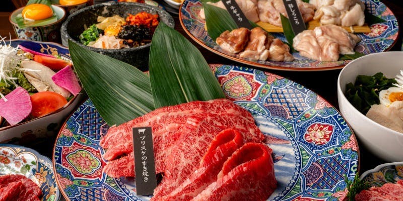 【DX食べ飲み放題】特選部位も食べ放題＋生ビール付2H飲み放題7,800円！・忘年会下見＋2時間飲み放題