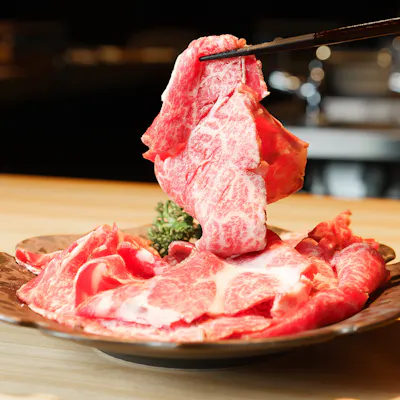 但馬系黒毛和牛(えぞ但馬牛)を焼肉で