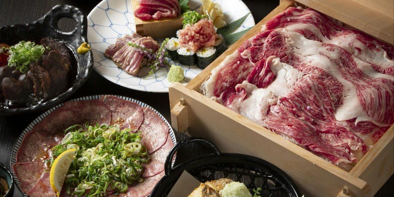 黒毛和牛せいろと生本鮪コース＋2.5時間飲み放題