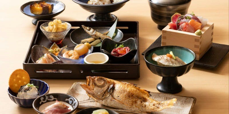 【個人盛り】海の幸・山の幸・郷の恵み会席全8品＋2.5時間飲み放題