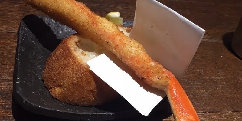 【一休限定コース】前菜、和牛・太アスパラ・天然エビ・ズワイ蟹など串揚げ10本、デザート