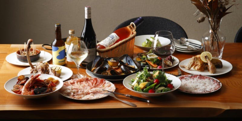 【飲み放題付き8500円】季節のお野菜、果物、和牛も楽しめる！Wプレミアムシェアコース　