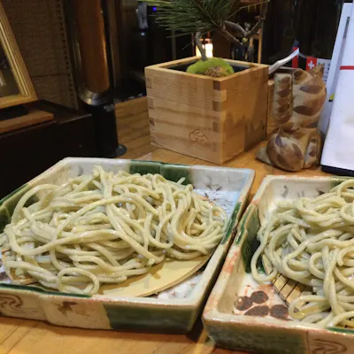 世界でたった一つの素材を追求した捏ねたて出来立て蕎麦。