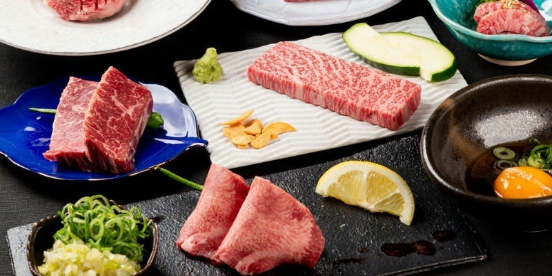 【兆（KIZASHI）コース】厳選和牛、焼きしゃぶロースなど全11品