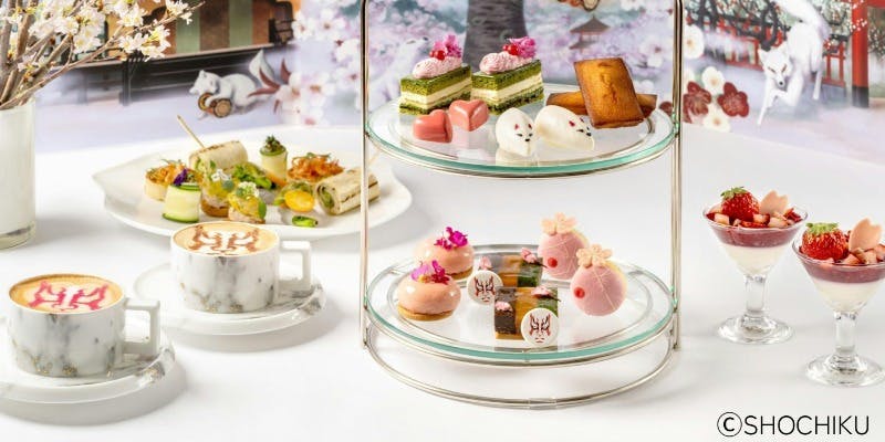 KABUKI et SAKURA a Hibiya Afternoon Tea 歌舞伎コラボアフタヌーンティー