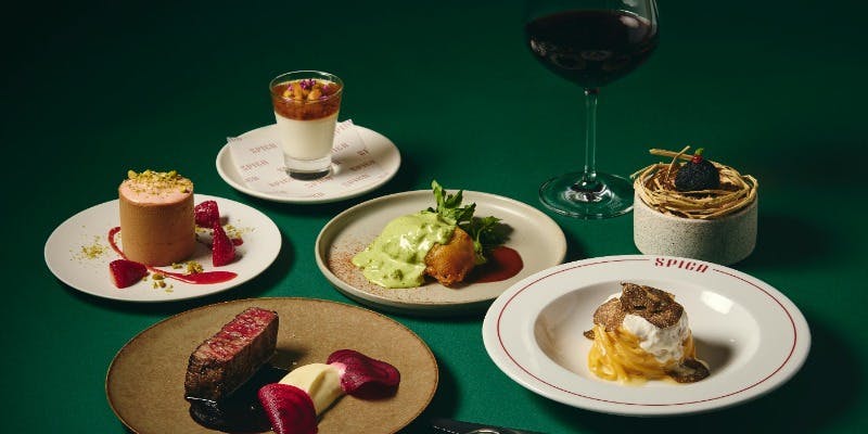 【2025 SPICA X’mas Special Dinner Course】国産牛のフィレ肉を使用したメインなど全6皿