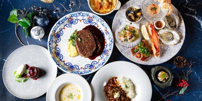 【2025 SPECIAL DINNER XMAS COURSE】乾杯シャンパーニュ付き、12月24日限定特別メニュー