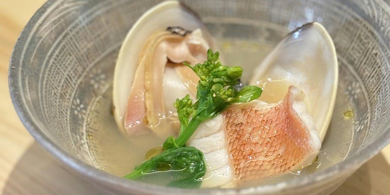 【西村や 夜のおまかせコース 8800円】＋生ビールがついた飲み放題プラン