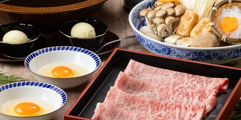 特選松阪牛すき鍋コース