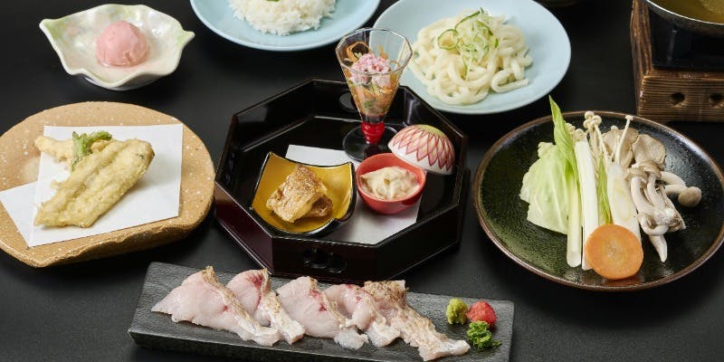 北陸の鮮魚のど黒満喫会席