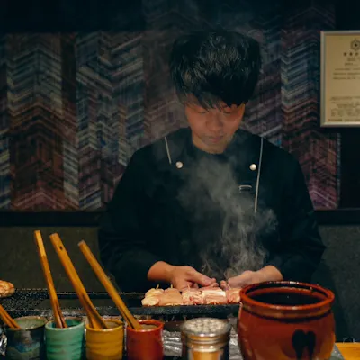 丁寧に焼き上げるこだわりの串