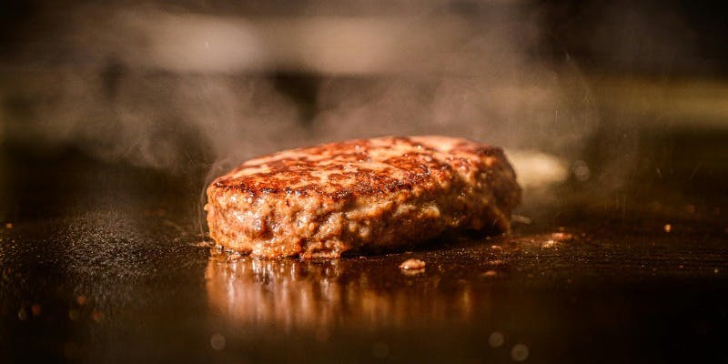 昼の神戸牛ハンバーグステーキコース