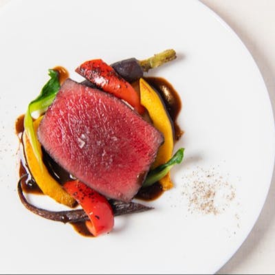 本州鹿肉のもも肉のロースト