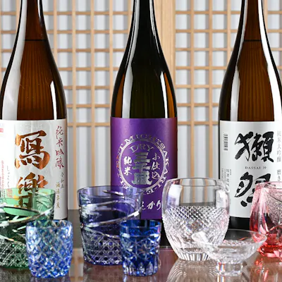 お料理に合わせたお酒をお楽しみ下さい