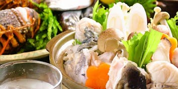 【てっちり鍋コース】浜松の季節の味覚を堪能できる8品 - 魚料理専門 魚魚一