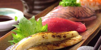 【浜松寿司会席コース】「特上にぎり寿司」が付いた全8品 - 魚料理専門 魚魚一